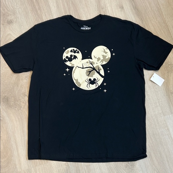 Disney Other - Disney Black Halloween Mickey Mouse T-Shirt, Men’s XL